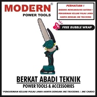 promo termurah modern m-58 mesin cordless chainsaw mini 8" gergaji