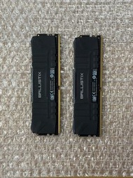 美光 Crucial Ballistix DDR4 3600 16G(8G*2) 黑色
