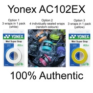 Yonex AC102EX Wet Super Grap Badminton Overgrip Badminton Grip