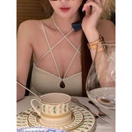 Return Rate 0.3% [Love Desire] God Style Who Wears Beautiful Cross Chest Pad Small Sling 2026 Spring