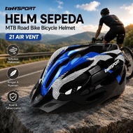 BIKE TaffSPORT Aerodynamic EPS Foam Unisex Bike Helmet 21 Air Vent - X10