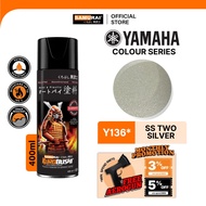 Samurai Y136 Two Silver Yamaha - Aerosol Coating Spray Paint for Automotive Car Motorcycle