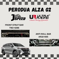 ULTRA RACING BAR PERODUA ALZA G2 (STAGE 1) FRONT & REAR