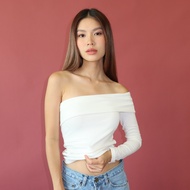 Kiira Off Shoulder Top เสื้อปาดไหล่แขนยาว