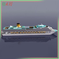 [APJ] Cruise Ship Paper Model Cruise Ship 3D Paper Model DIY Puzzle Manual Papercrafts Toy [NEW]