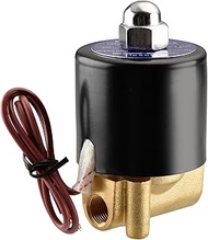 Heschen Brass Electric Solenoid Valve, 2W-025-06, PT1/8", DC24V, Direct Action Water Air, Normally C