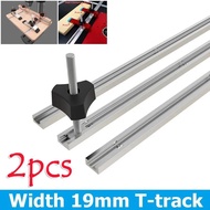 T Track Woodworking T-slot Aluminium Miter T-Track T-slot Miter Track Jig Clamps T Screw Fixture Slo