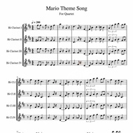 Super Mario 4 Clarinet Quartet Summary Score Score Free Electronic Demonstration