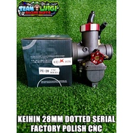 KEIHIN CARBURETOR 28MM FACTORY POLISH CNC RED