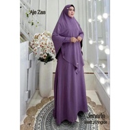 Hijab dress set Jenaria crinkle dress/ syar'i dress/ aje zas dress/ cringkel dress/