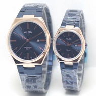 Alba Couple Stainlistel Watches