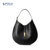 Polo Ralph Lauren Women Polo ID Calfskin Large Shoulder Bag