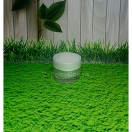 Pot Cream Acrylic Cylinder 10 Grams White list Silver