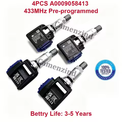 4Pcs TPMS Tire Pressure Sensor A0009058413 A0009058706 For Benz C-Class W206 E-Class C236 EQE V295 X