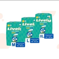 Lively Adhesive Adult Diapers M8 L7 XL6
