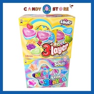 **SOUR ALIBABA** 30pcs 3Layer Gummy Candy HALAL