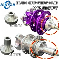 BUSH CAP REAR HUB (M12 SHAFT) FOR HUB ALLOY NO DISC, AIK SIA BUSH ALLOY CAP REAR HUB