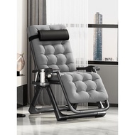 S-T💙Cheese Molecule Folding Bed Chair Dual-Use Recliner Folding Lunch Break Dual-Use Elderly Bed for Lunch Break Balcony