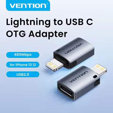 Vention Lightning OTG Type C to Lightning OTG Adapter USB-C Female to Lightning Converter for iPhone