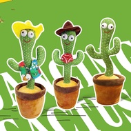Flowering Cactus Cute Dancing Plush Toy Talking Singing Recording Dancing Cactus Plush Toy