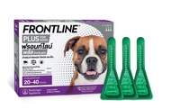 FRONTLINE PLUS DOG [สีม่วง]  20-40 KG. ผลิตภัณฑ์กำจัด เห็บ หมัดและไข่หมัด สำหรับสุนัขน้ำหนัก 20-40 K