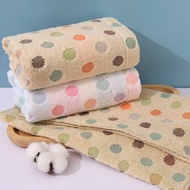 codCute Dot Face Towel for Children and Adults Terry Cloth Bathroom High Quality 100 Cotton 35*75 cm