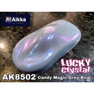 AIKKA AK8502 CANDY MAGIC GREY BLUE *** LUCKY CRYSTAL SPECIAL EFFECT 2K CAR PAINT