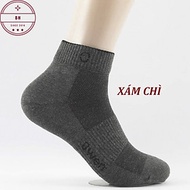 Tất nam cổ trung cao cấp 100% Cotton khô thoáng