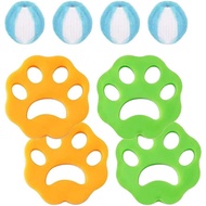 Hair Removal Washer Set，8Set，Reusable，4Hair Removal Device+4A pom-pom，Effectively remove hair and li