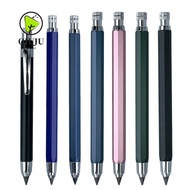 QIUJUU Automatic Pencil, 4.0mm 2B/4B/6B/8B/10B Pencil Refill Mechanical Pencil, High Quality Metal D