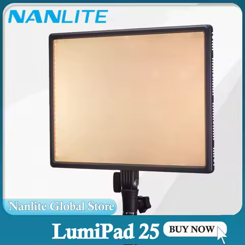 Nanlite LumiPad 25 Bi-Color Brighter Softer Slim Panel Light Photography Lighting Fill Light for Stu