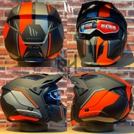 MT HELMET / HELMET MT STREETFIGHTER TWIN C4 MATT FLUOR ORANGE