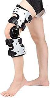 Knee Orthosis Splint,Breathable Non-slip Hinged ROM Knee Brace Adjustable OA Knee Braces For Arthritis Ligament,Osteoarthritis Knee Joint Pain(Right)