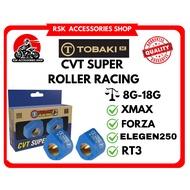 TOBAKI Super CVT Roller XMAX FORZA ELEGAN250 RT3 13G 14G 15G 16G 17G 18G 19G 20G 21G 22G 23G 23x18 U