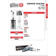 BRISK SPARK PLUG COPPER RACING L14C (UF) (B7ES)