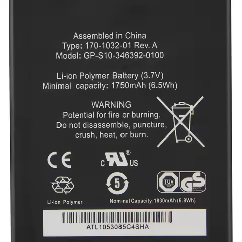 GP-S10-346392-0100 For Amazon Kindle3 Kindle 3 S11GTSF01A D00901 Replacement Battery