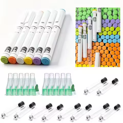Disposable Sterile Injection Pen Insulin Pen Adjustable Growth Hormone Dose-adjustable 60U with 3ml