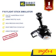 PXN Controller Joystick Wired Flight Stick Simulator 4 Axis For PC