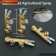 UNDIESSHOP Agriculture Spray Nozzle, 4 Nozzles Adjustable Fan Pattern Atomizing Sprayer Nozzle, Atom