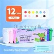 12/24 Pcs Color Air Dry Clay With Tools Kids Early Education Toy DIY Lightweight Clay Toy Gift