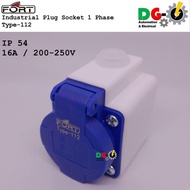 Industrial Plug Socket 1 Phase Fort type-112
