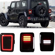 Pengubahsuaian Lampu Ekor Belakang LED untuk Lampu Ekor Wrangler Lampu Ekor Kereta Lampu Ekor Wrangl