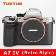 (Retro Style) Para sa Sony A7M4 A7 IV ILCE-7M4 ILCE7M4 7M4 Anti-Scratch Camera Sticker Protective Fi