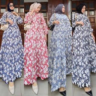 Magdalena Dress Mona Syari Me Realpic Gamis Abaya Premium Gaun Baju