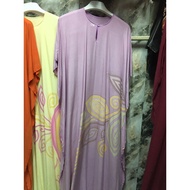 kaftan pastel baju kelawar batik lukis kelantan