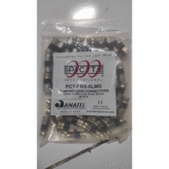 F Connector RG6 Waterproof Waterproof RG6 Connector/