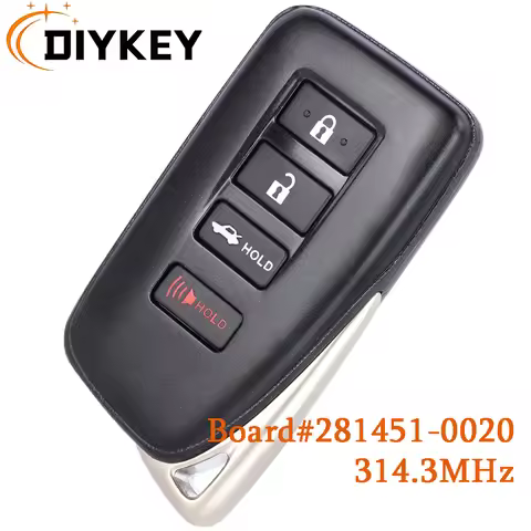 DIYKEY 281451-0020 314.3MHz Smart Remote Key Fob for Lexus ES300H ES350 GS200T GS350 GS450H GS F HYQ