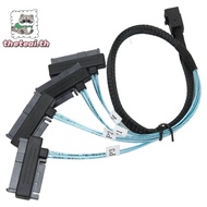 THETEAI Mini SAS HDD Cable, 12Gbps 50cm/1.6ft SFF 8643 to 4 SAS 29P Cable, durable High Speed SFF 86