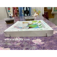 DIY Batik Cardboard 30cm x 30cm &amp; can support batik size 20cm x 20cm Easy to use in anywhere when you paint batik.