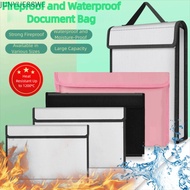 JUNYUE88WL Fireproof Document Bag, Zipper Closure S/M/L Cash Safe Storage Pouch, Faraday Bag Waterpr